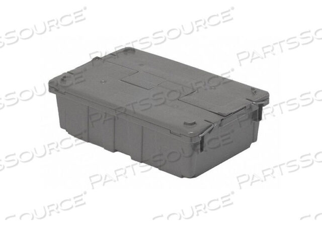 OEM#: FP08 GRAYATTACHED LID CONTAINER 0.8 CU FT GRAY by Lewisbins