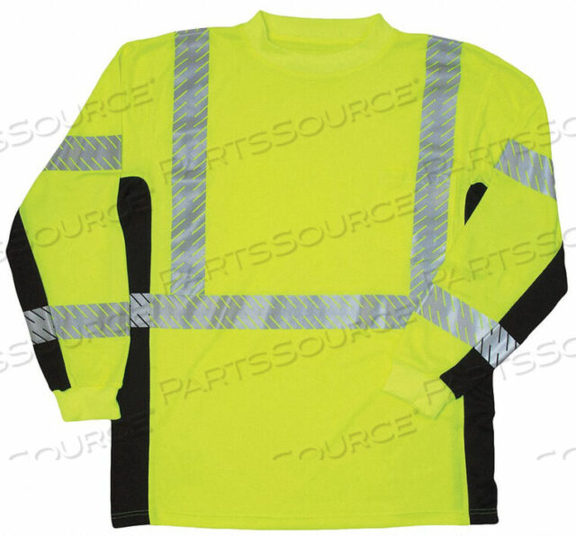 OEM#: 9134-4XT-SHIRT BLACK SIDED CLASS 3 LIME 4XL by ML Kishigo
