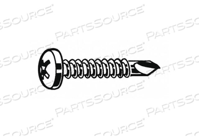 OEM#: U31870.016.0125ШУРУП СВЕРЛИЛЬНЫЙ № 8-18 1 1/4 L PK100 от Fabory