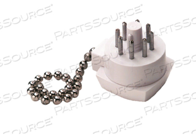 DUMMY PLUG FOR EKTACOM, 8-PIN, WITH 5 CONNECTING CHAIN