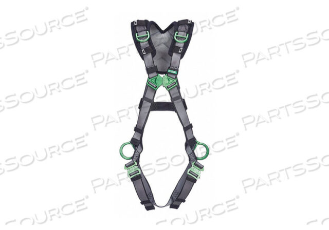 OEM#: 10194884V-FIT HARNESS, BACK/HIP/SHOULDER D-RINGS, QUICK-CONNECT LEG STRAPS, EXTRA SMALL by MSA Safety Sales, LLC