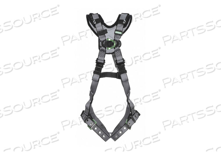 OEM#: 10194977V-FIT HARNESS, BACK D-RING, TONGUE BUCKLE LEG STRAPS, STANDARD by MSA Safety Sales, LLC