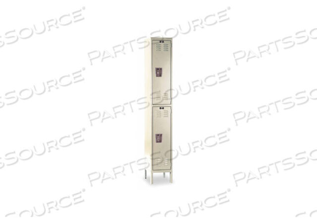 OEM#: U1256-2PTG3761 WRDRB LOCKR LVRD 1 WIDE 2 TIER TAN by Hallowell