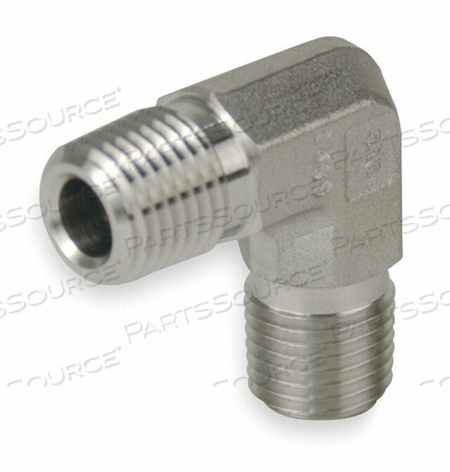 OEM#: 4-4 ME-S90 DEG ELBOW CARBON STEEL 1/4 IN MNPT by Parker Hannifin Corporation