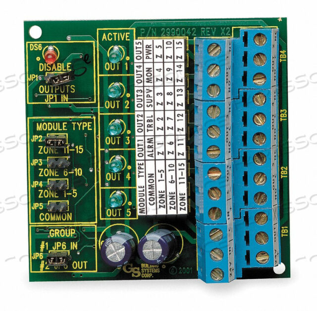 OEM#: FSRRM24REMOTE RELAY MODULE, 24 V by Edwards Signaling
