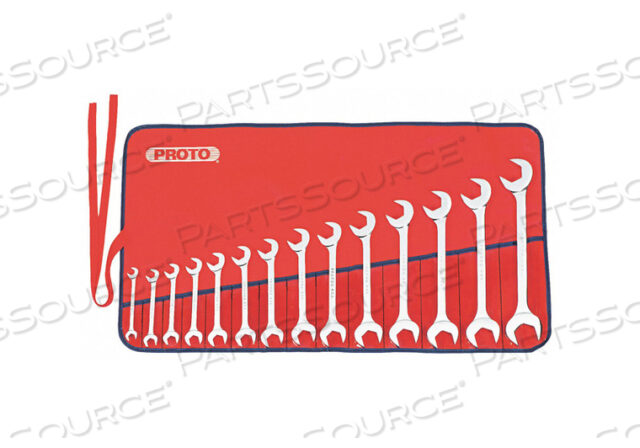 OEM#: J3100BANGLE OPEN END WRENCH SET 14 PC SAE by Proto