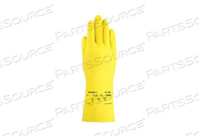 OEM#: 87-198D0512 CHEMICAL RESISTANT GLOVE 17 MIL SZ 9 PR by Ansell Healthcare