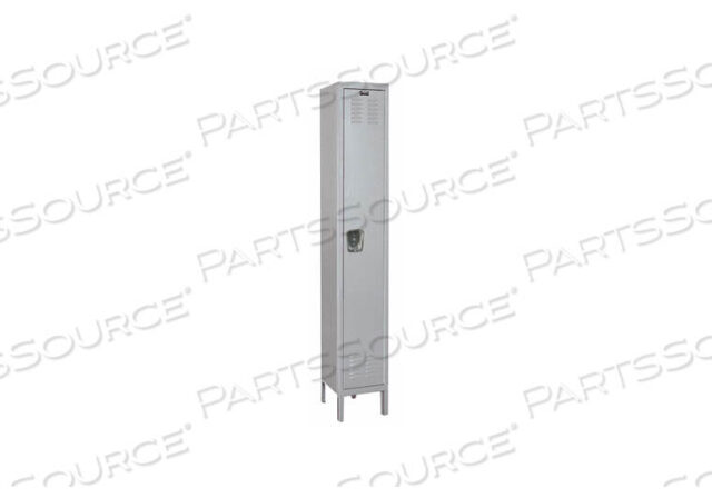 OEM#: UMS1888-1PL-AMMEDSAFE SINGLE TIER 1 DOOR ANTIMICROBIAL LOCKER, 18WX18DX72H, LT GRAY,UNASSEMBLED by Hallowell