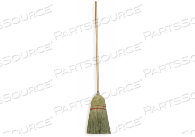 OEM#: 1VAB8CORN BROOM HEAD AND HANDLE 11-1/2 TAN by Tough Guy