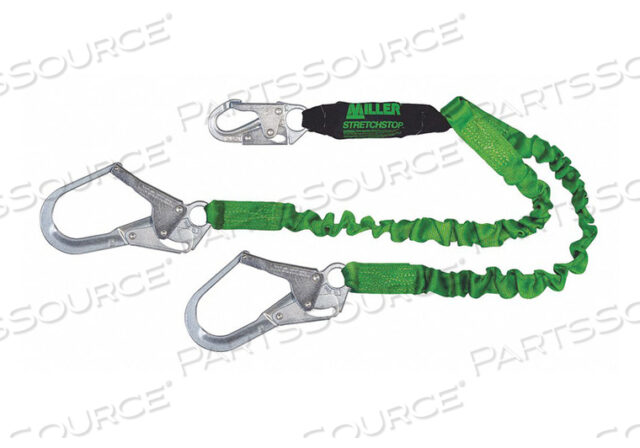 OEM#: 8798RSS-Z7/4FTGNSHOCK-ABSORBING LANYARD GREEN by Honeywell