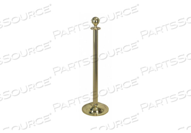 BALL TOP ROPE POST POLISHED BRASS