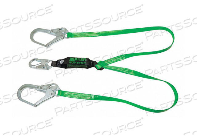 OEM#: 8798PCR/6FTGNSHOCK-ABSORBING LANYARD GREEN by Honeywell
