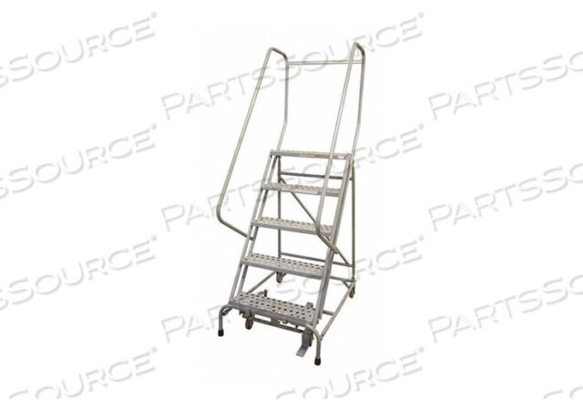 OEM#: 1005R2630A3E10B4AC1P6ROLLING LADDER STEEL 80IN. H. GRAY by Cotterman