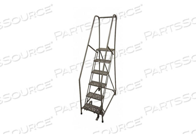 OEM#: 1006R1824A6E10B4AC1P6ROLLING LADDER STEEL 90IN. H. GRAY by Cotterman
