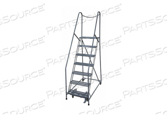 OEM#: 1007R2630A3E10B4D3C1P6ROLLING LADDER STEEL 100IN. H. GRAY by Cotterman