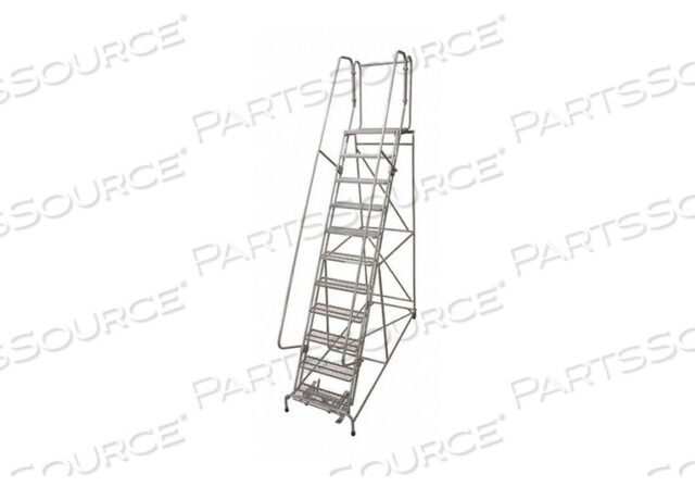 OEM#: 1511R2632A3E20B4W5C1P6ROLLING LADDER STEEL 140IN. H. GRAY by Cotterman