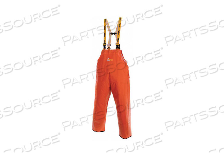 OEM#: 8110P-XXLG5394 RAIN BIB OVERALL UNRATED ORANGE 2XL by Viking