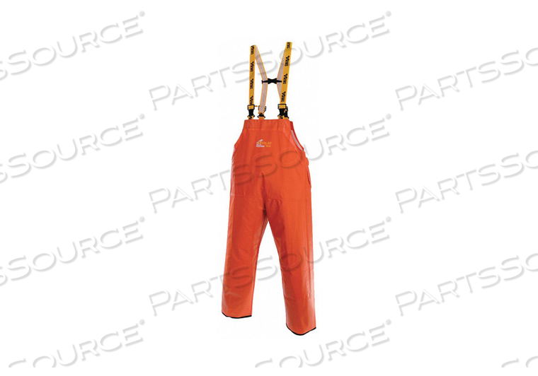 OEM#: 8110P-XLG5394 RAIN BIB OVERALL UNRATED ORANGE XL by Viking
