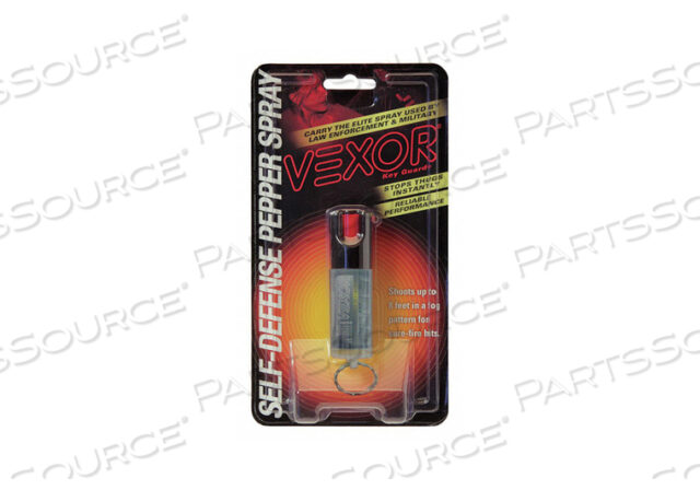 PEPPER SPRAY KEY RING CLEAR 0.54 OZ