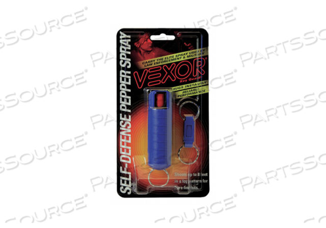 PEPPER SPRAY KEY RING BLUE 0.54 OZ