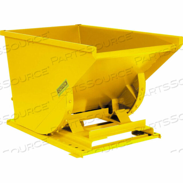OEM#: 2577YLHEAVY DUTY SELF DUMPING FORKLIFT HOPPER, 1/4 CU. YD., 6000 LBS, YELLOW by McCullough Industries, Inc.