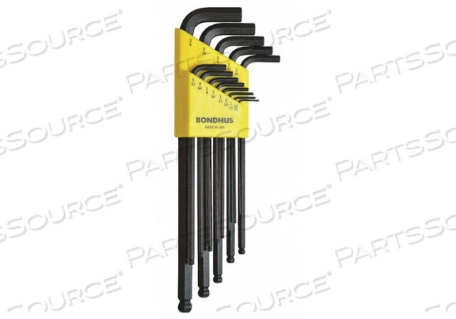 OEM#: 16037SET 13 BALL END L-WRENCH XLONG by Bondhus