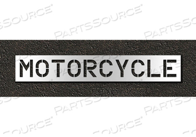 OEM#: STL-116-71216PAVEMENT STENCIL MOTORCYCLE 12 IN by RAE Products & Chemicals Corp.