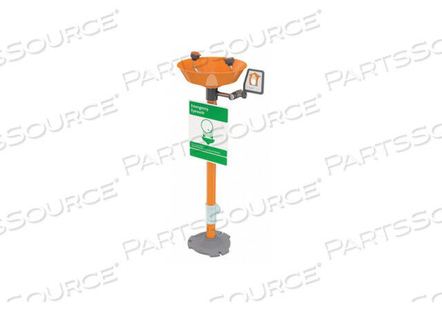 OEM#: G1825PG1825P GUARDIAN PEDESTAL MOUNTED EYEWASH, PLASTIC BOWL, INCLUDES FLOOR MOUNT AND ANSI SIGN by Guardian Equipment