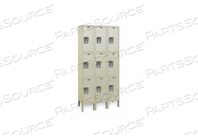 OEM#: UY3288-3PTWRDRB LOCKR SOLID 3 WIDE 3 TIER TAN by Hallowell