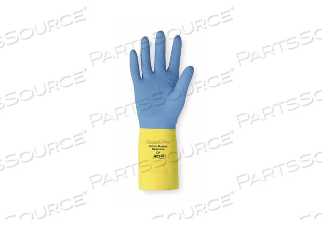 OEM#: 87-224D0521 CHEMICAL RESISTANT GLOVE 27 MIL SZ 10 PR by Ansell Healthcare
