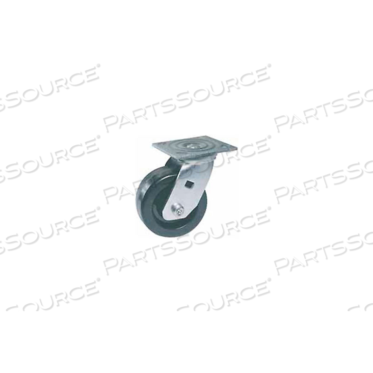 OEM#: 460S-4SWIVEL PLATE CASTER 4 POLYOLEFIN WHEEL by Faultless Caster