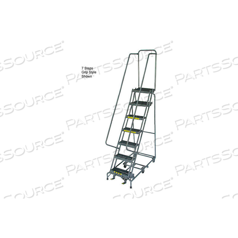 OEM#: PIP-15G15 STEP 24 W GRIP ALL DIRECTIONAL STEEL ROLLING LADDER by Ballymore