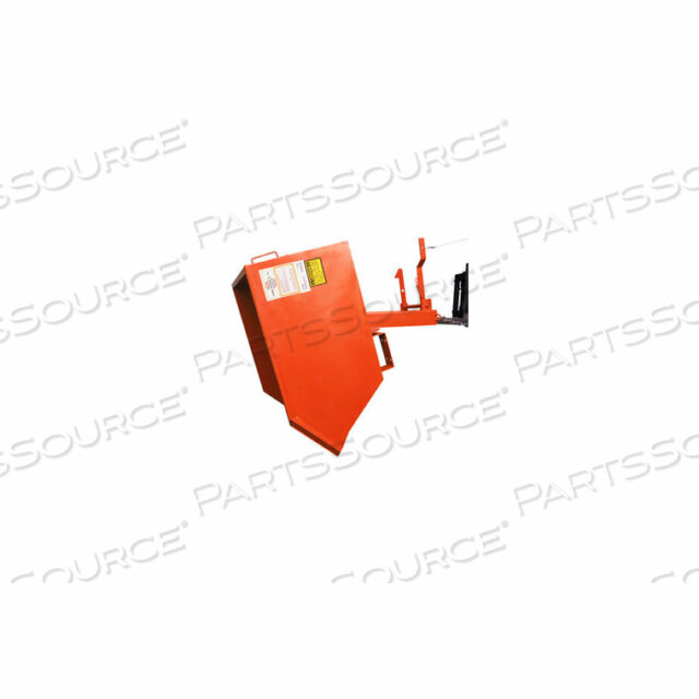 OEM#: SDHM150-90-GMEDIUM DUTY SELF-DUMPING FORKLIFT HOPPER, 1-1/2 CU. YD., 2000 LBS. CAP., GRAY by Modern Equipment (Meco)