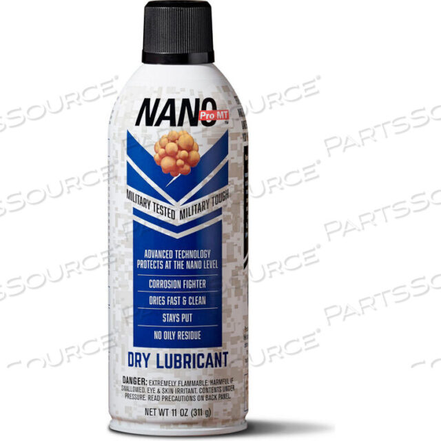 OEM#: NDT11DNANO DRY LUBRICANT - АЭРОЗОЛЬНЫЙ БАЛЛОН 11 УНЦИЙ - УПАКОВКА 12 шт. от Nano Promt LLC