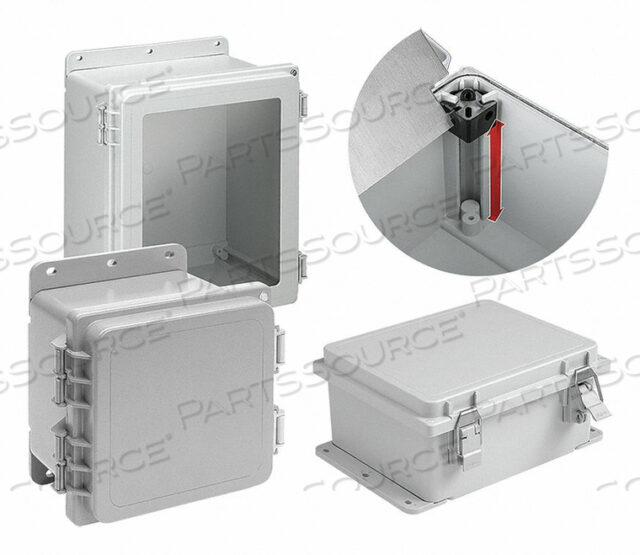 OEM#: A864PHCENCLOSURE, WALL MOUNT, NONMETALLIC, HXWXD: 8 X 6 X 4 IN. by Hoffman