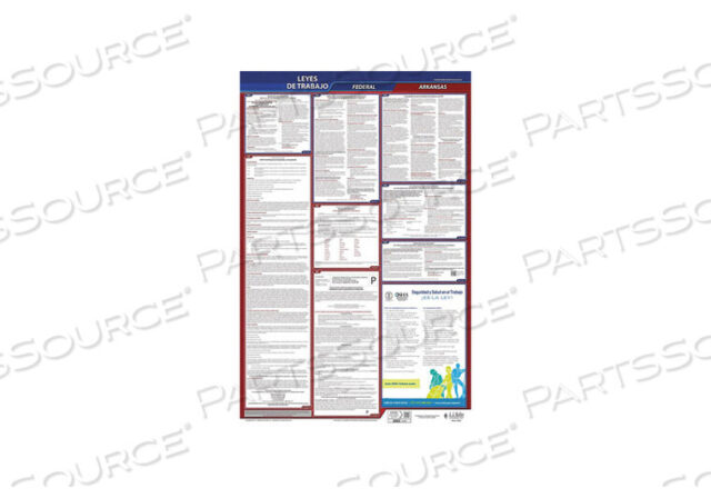 OEM#: 400-AR-3LABOR LAW POSTER FED/STA AR SP 26INH 3YR by J.J. Keller & Associates