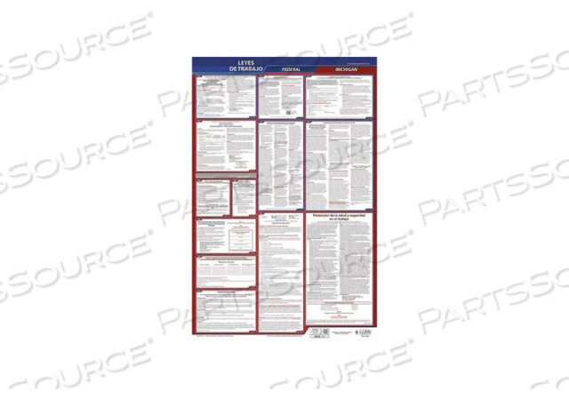 OEM#: 400-MN-3LABOR LAW POSTER FED/STA MN SP 26INH 3YR by J.J. Keller & Associates