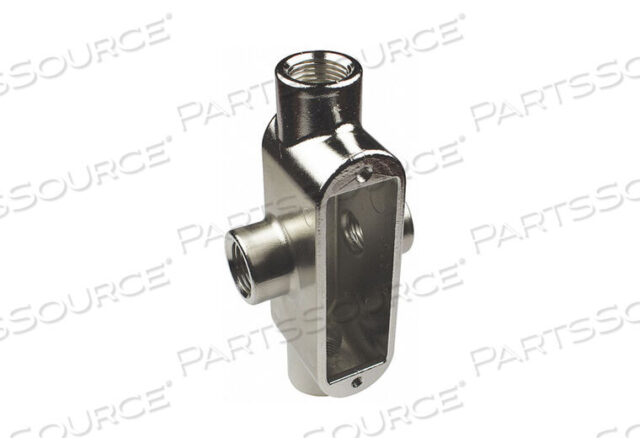 OEM#: S61000XB00CONDUIT BODY, STAINLESS STEEL, CROSS, (4) 1 IN. HUBS by Calbrite
