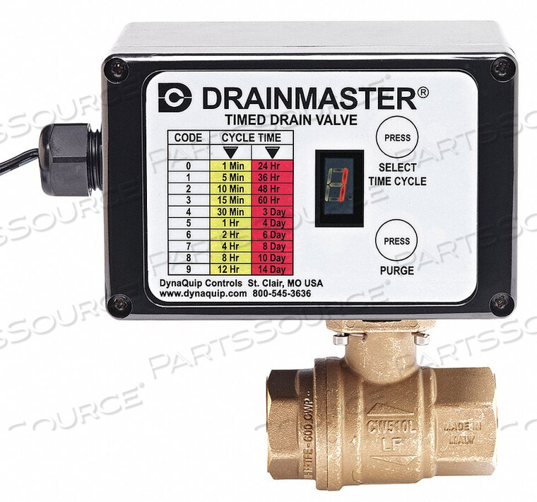 OEM#: AD2A 1 1/4AUTO DRAIN VALVE 115V 1-1/4 IN. by Dynaquip Controls