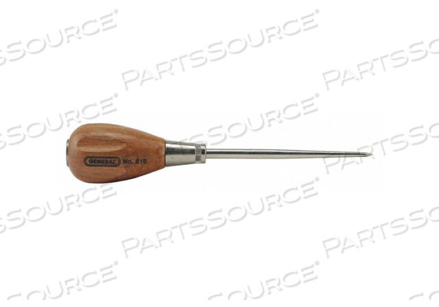 OEM#: 818SCRATCH AWL 6-7/8OAL 3-3/4LX7/32 D SHANK by General Tools & Instruments