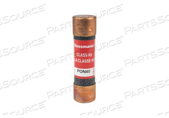 OEM#: PON40FUSE 40A PON SERIES 250VAC by Cooper Bussmann