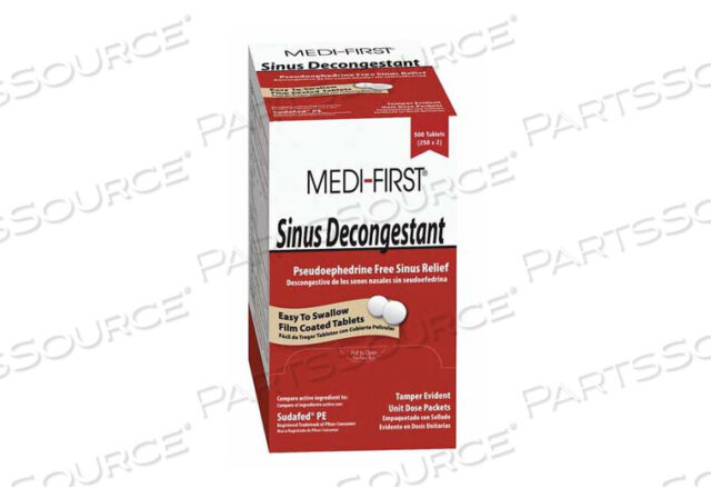 OEM#: 80948SINUS AND ALLERGY TABLET PK250 by Medi-First