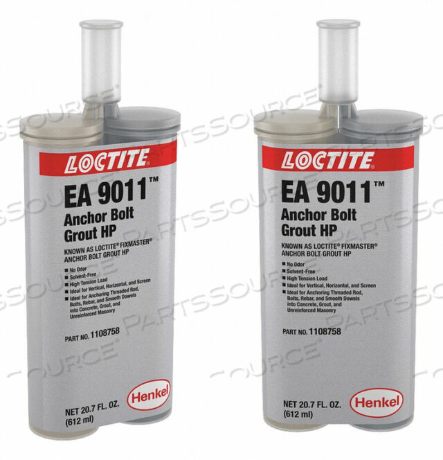 OEM#: 1108758ANCHOR GROUT 20.7 OZ. DUAL CARTRIDGE by Loctite Brand