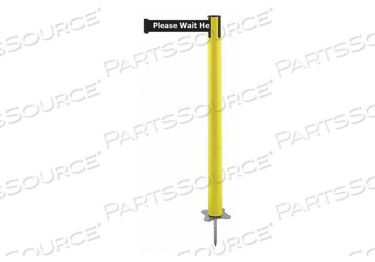 OEM#: 884-35-MAX-BCX-CSPIKE POST YELLOW POST 43 H by Tensabarrier