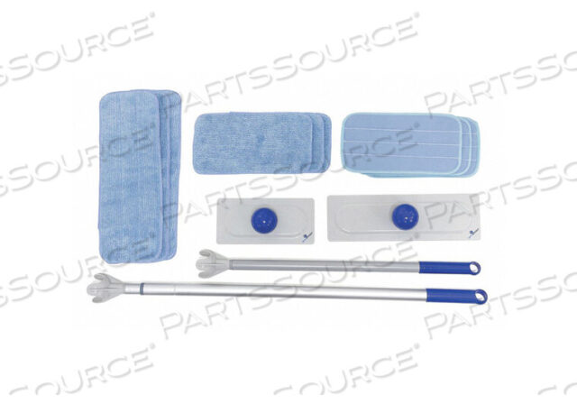 OEM#: SPH-KTMOP STARTER KIT FLAT MICROFIBER BLU HEAD by Hospeco