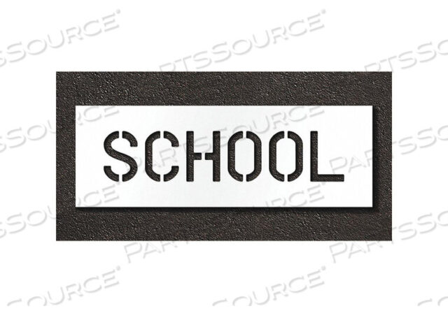 OEM#: STL-108-70623PAVEMENT STENCIL SCHOOL by RAE Products & Chemicals Corp.