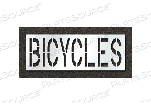 OEM#: STL-108-72418PAVEMENT STENCIL BICYCLES by RAE Products & Chemicals Corp.
