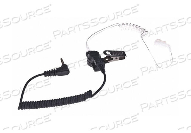 OEM#: SP-AT1EAR LOOP EARPIECE BLACK ACOUSTIC TUBE by Icom