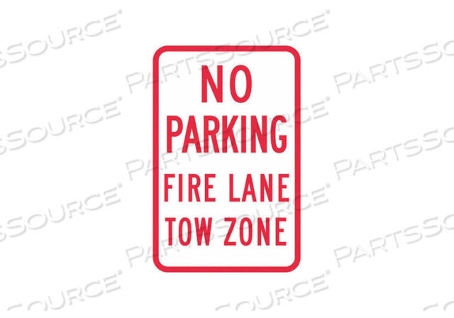 OEM#: T1-1053-DG_12X18NO PARKING SIGN 18 H 12 W ALUMINUM by Lyle Signs Inc.
