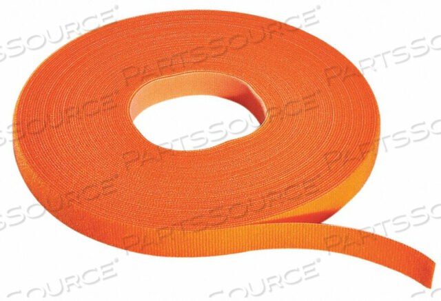 OEM#: W-75-HRL-OHOOK AND LOOP CABLE 75 FT.X1IN. ORANGE by Rip-Tie